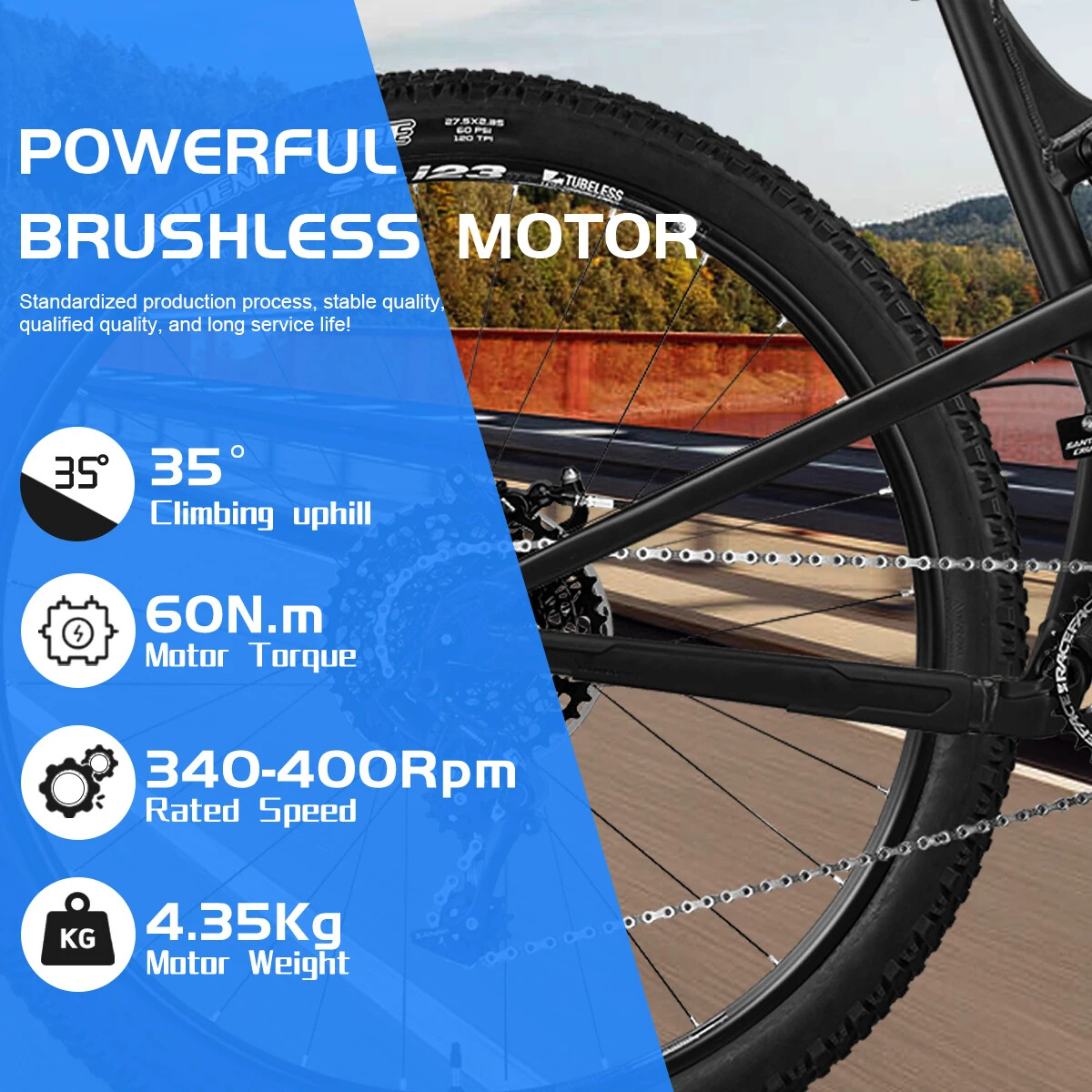 48V 750W 20 24 26in 4.0Tyre Snow Ebike Fat Brushless Rear Rotate Hub Motor Wheel