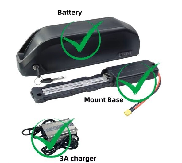 Downtube Lithium Battery 48V/52V Electric Bike Battery 13Ah/14Ah/18Ah