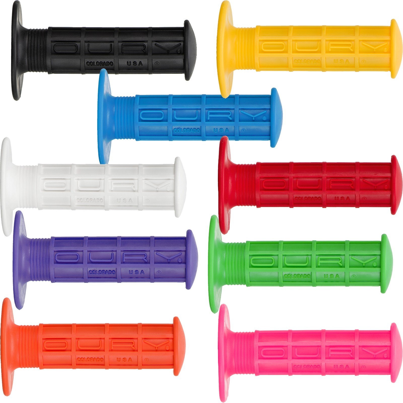 Oury Single Waffle Bike Grip BMX – Mountain Bike – ATV Grips (Lizard Skins)