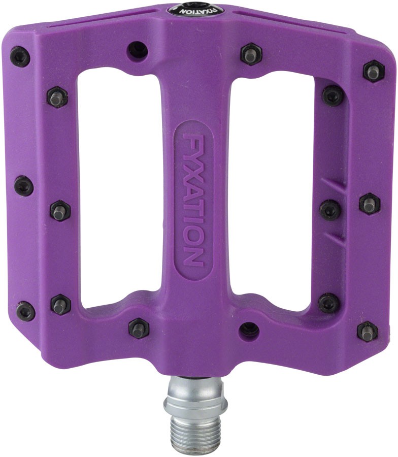 Fyxation Mesa MP Pedals – Platform, Composite/Plastic, 9/16″, Purple