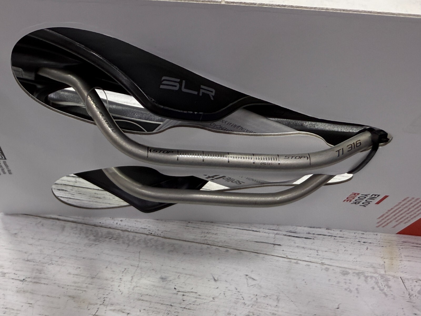 Selle Italia SLR Boost S3 130x248mm Gravel TI316 Superflow Saddle (Black)