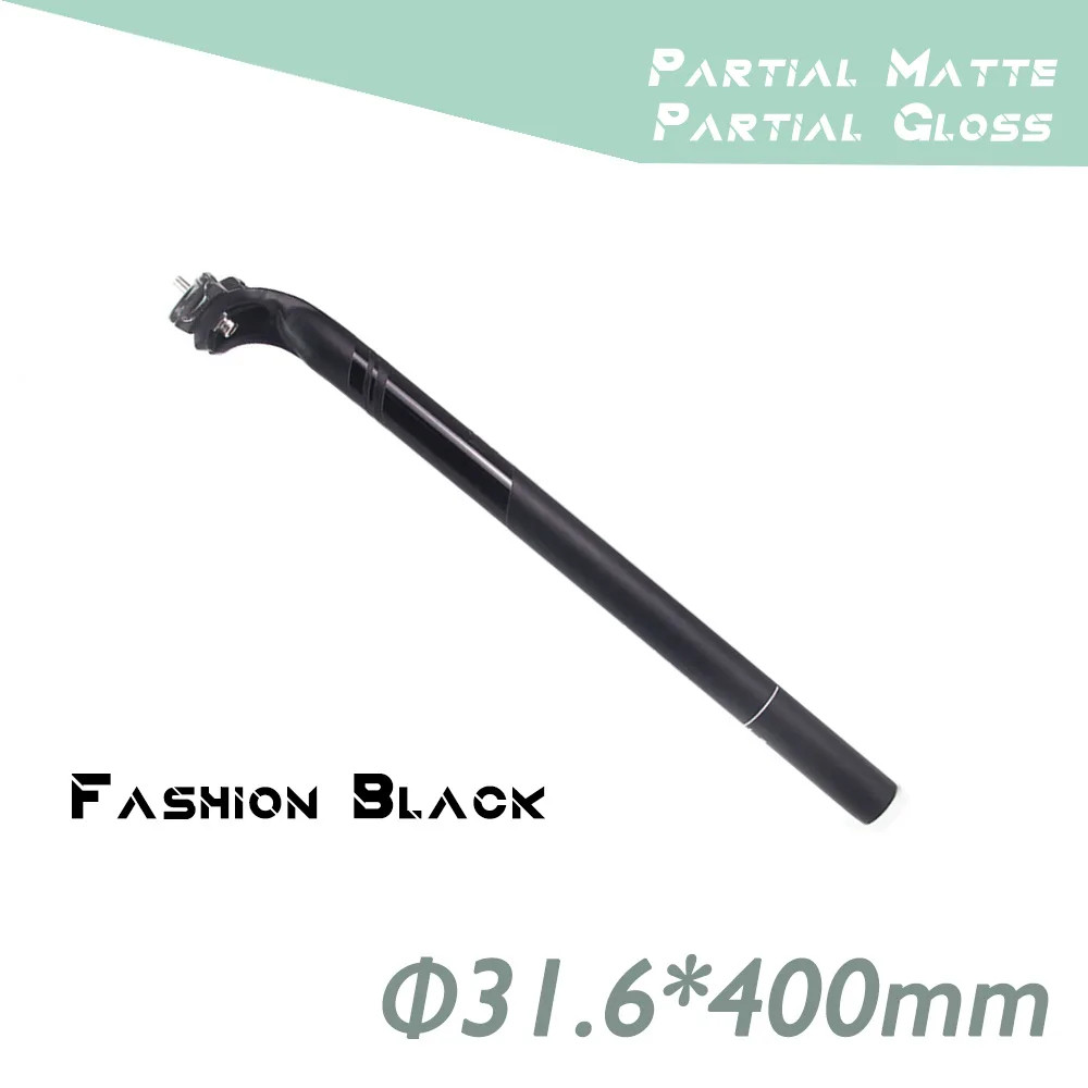 Carbon Fiber MTB and Road Bicycles Seatpost Matte Gloss 3K 27.2mm 30.8mm 31.6mm