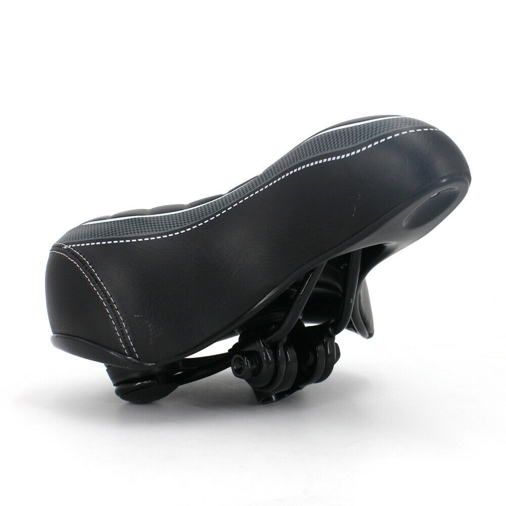 Comfort Extra Wide Big Bum Bike Bicycle Seat Saddle Gel Soft Pad Sporty Cycling