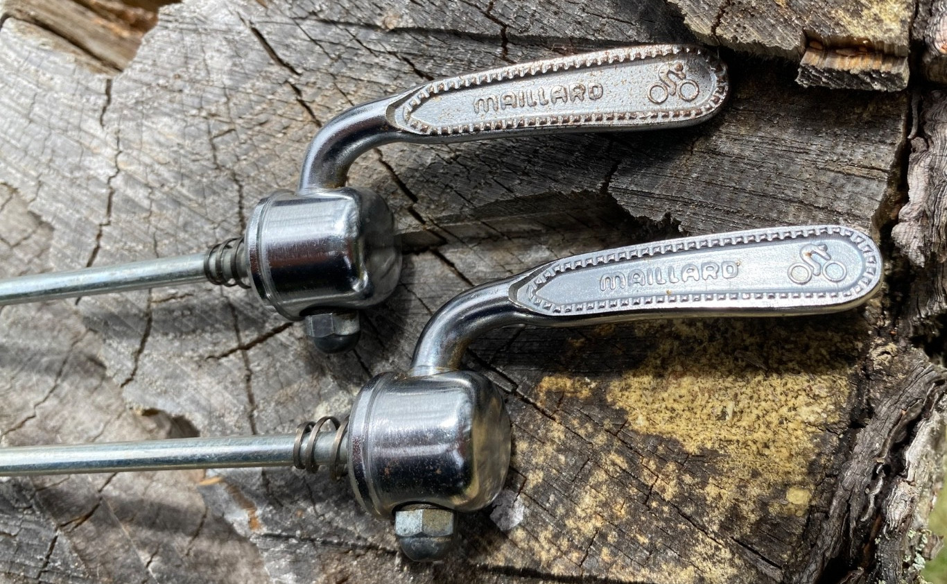 Vintage Maillard Skewer/ Quick Release Set Made in France 1980’s Era