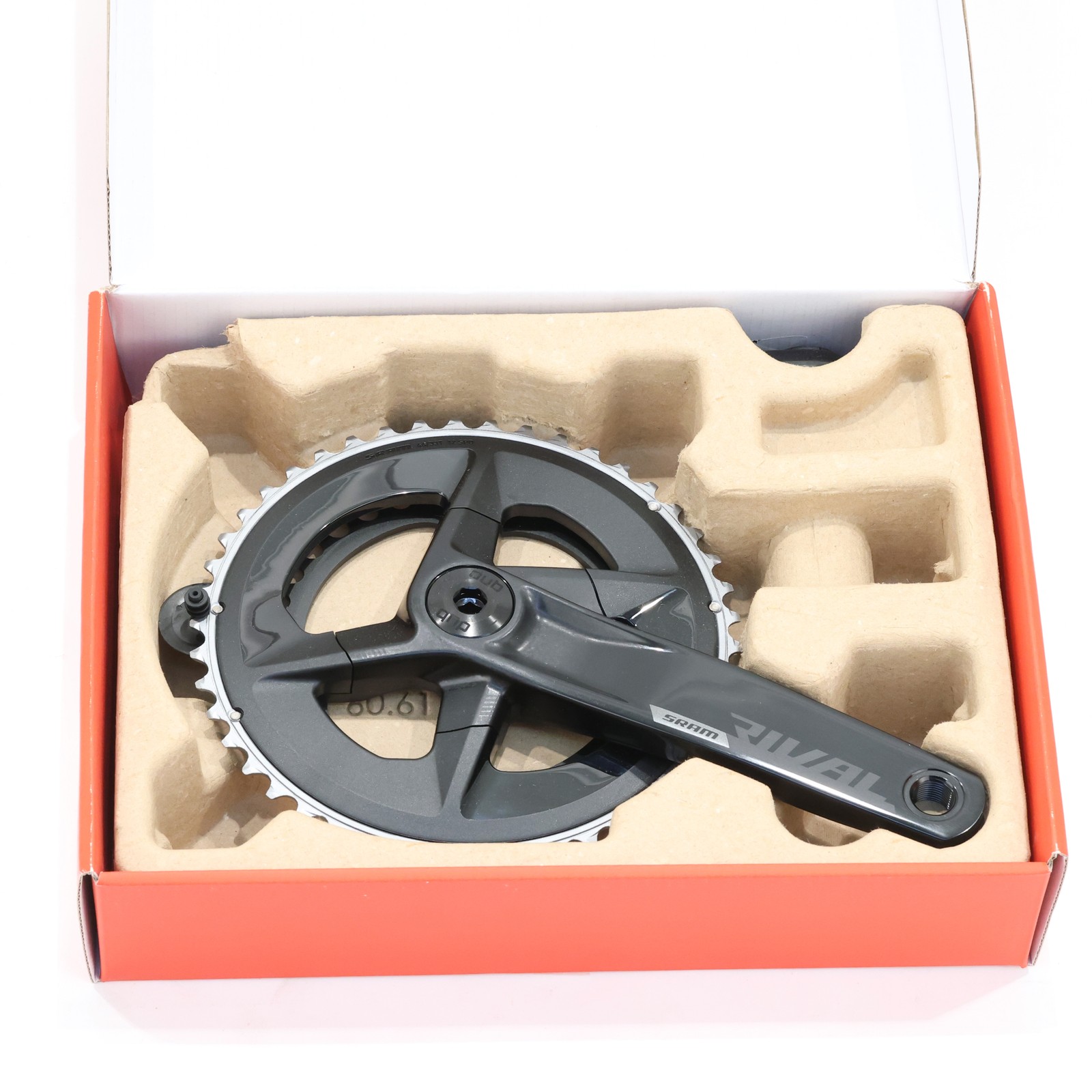 SRAM Rival AXS D1 Power Meter Crankset, 175mm, 12-Speed, 2x, 46/33T, DUB Spindle