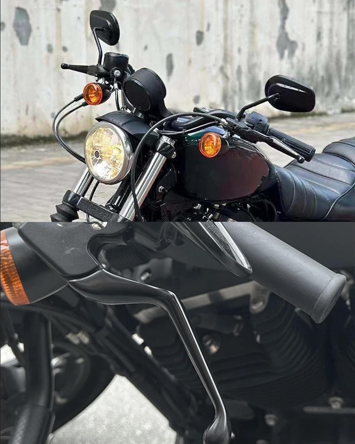 Motorcycle Brake Clutch Levers Hand Lever Set for Harley For 2014-2023-Black