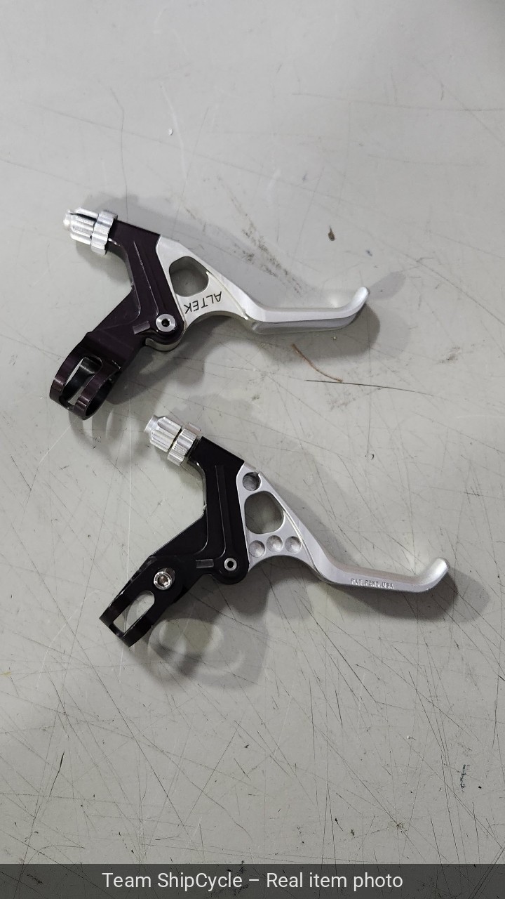 DEFECTIVE Altek Silver CNC VBrake Levers for Vintage Mountain Bike G3D
