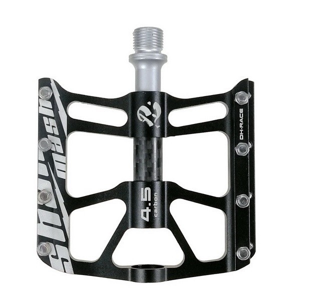 Aluminum Carbon Road MTB Mountain Bike Pedal 3 Bearing AM Flat Pedals Anti-slip