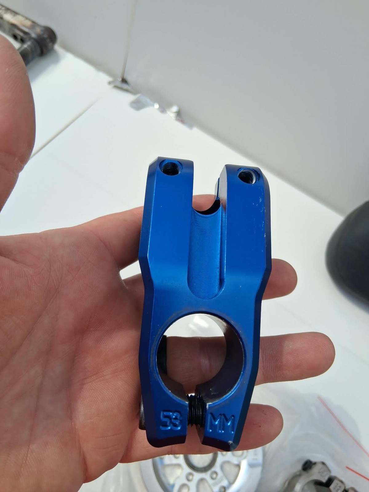 profile anodized blue stem