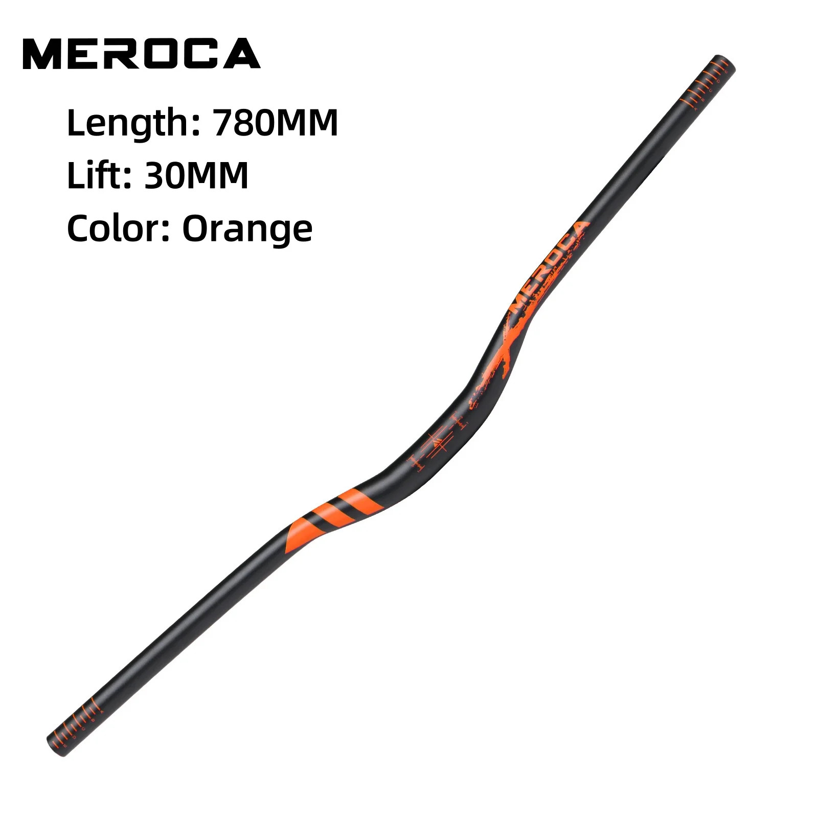 KORE MTB Bike Handlebar 720/780mm Aluminum Swallow Shape Rise 30/55mm 31.8mm