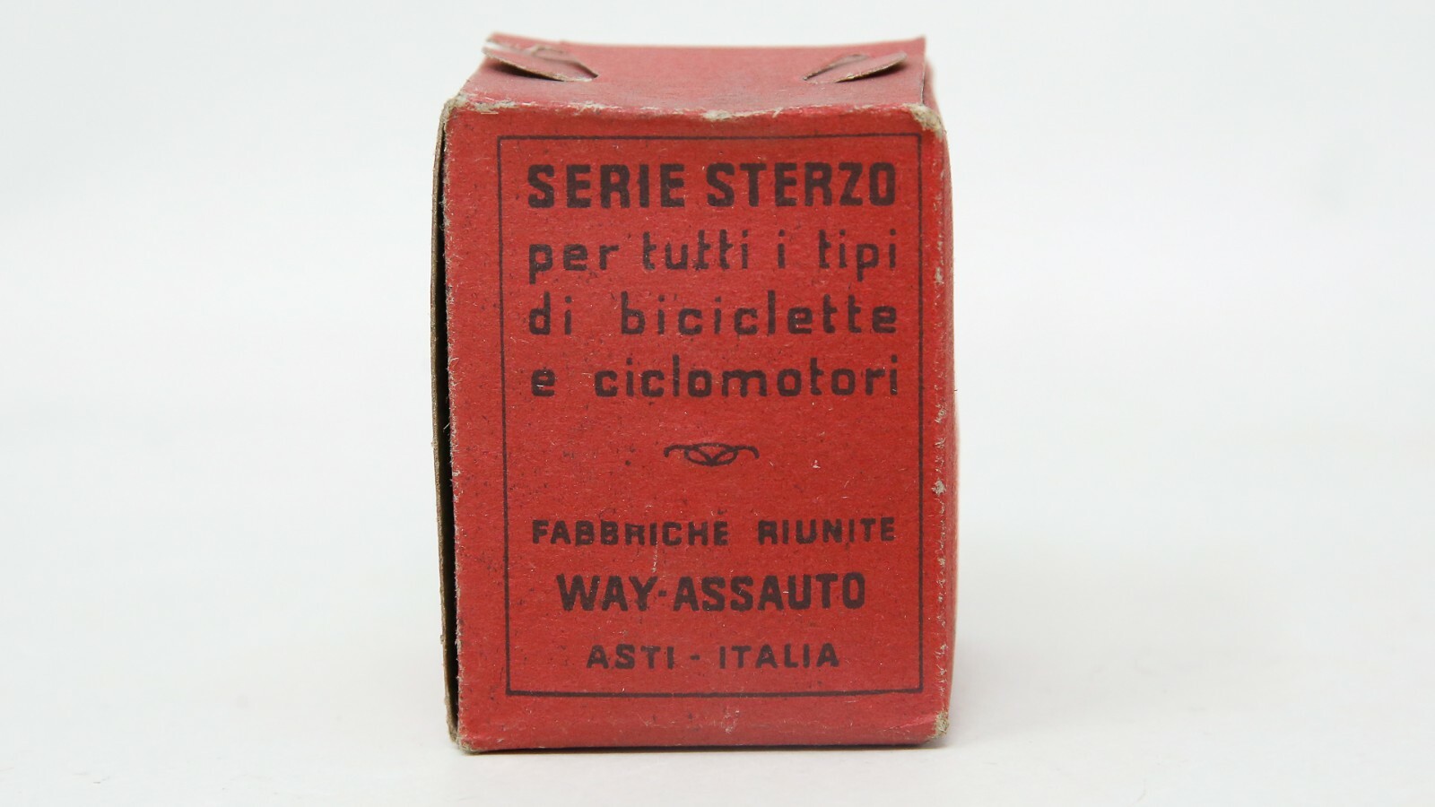 NOS WAY ASSAUTO HEADSET 1″ INCH VINTAGE THREADED ITALIAN THREAD ROAD BICYCLE OLD