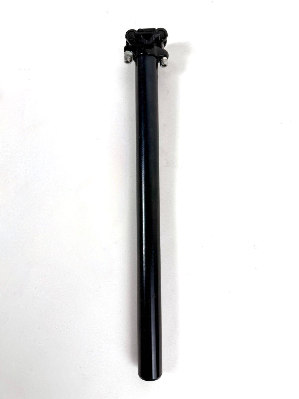 Kalloy Seatpost 28.6mm 400mm Zero Setback Black 2-Bolt Mountain Bike MTB Bicycle
