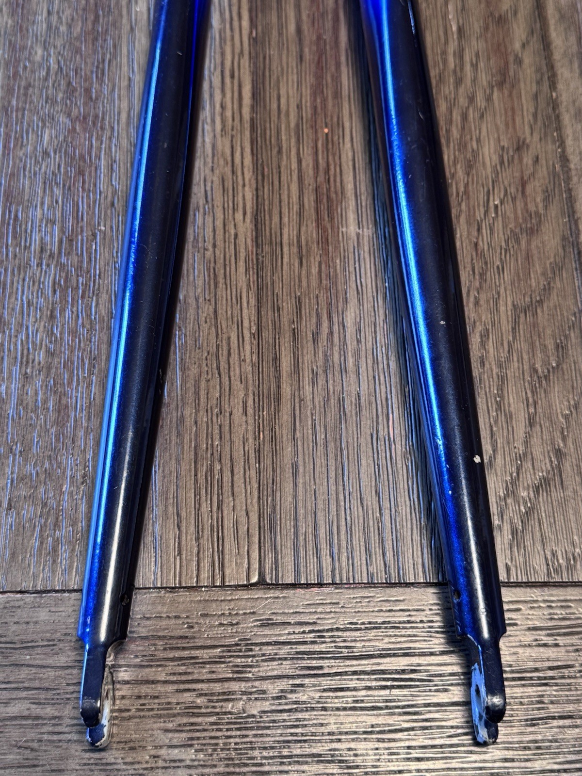 Colnago Steel Straight Fork 700C 1” Threaded Pantograph Crown Blue Vintage Road