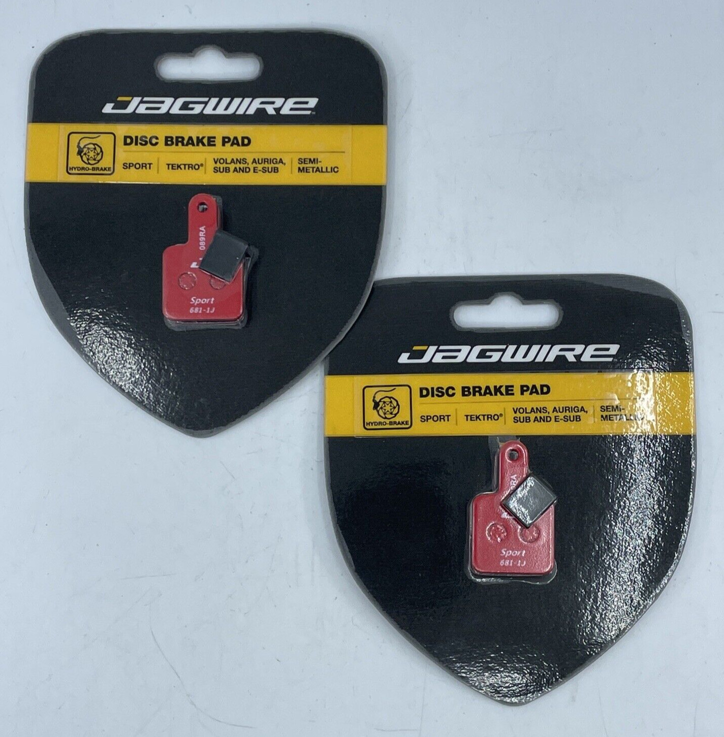 2 PAIRS Jagwire Sport Disc Brake Pad Tektro Volans Auriga Auriga SUB Auriga ESUB