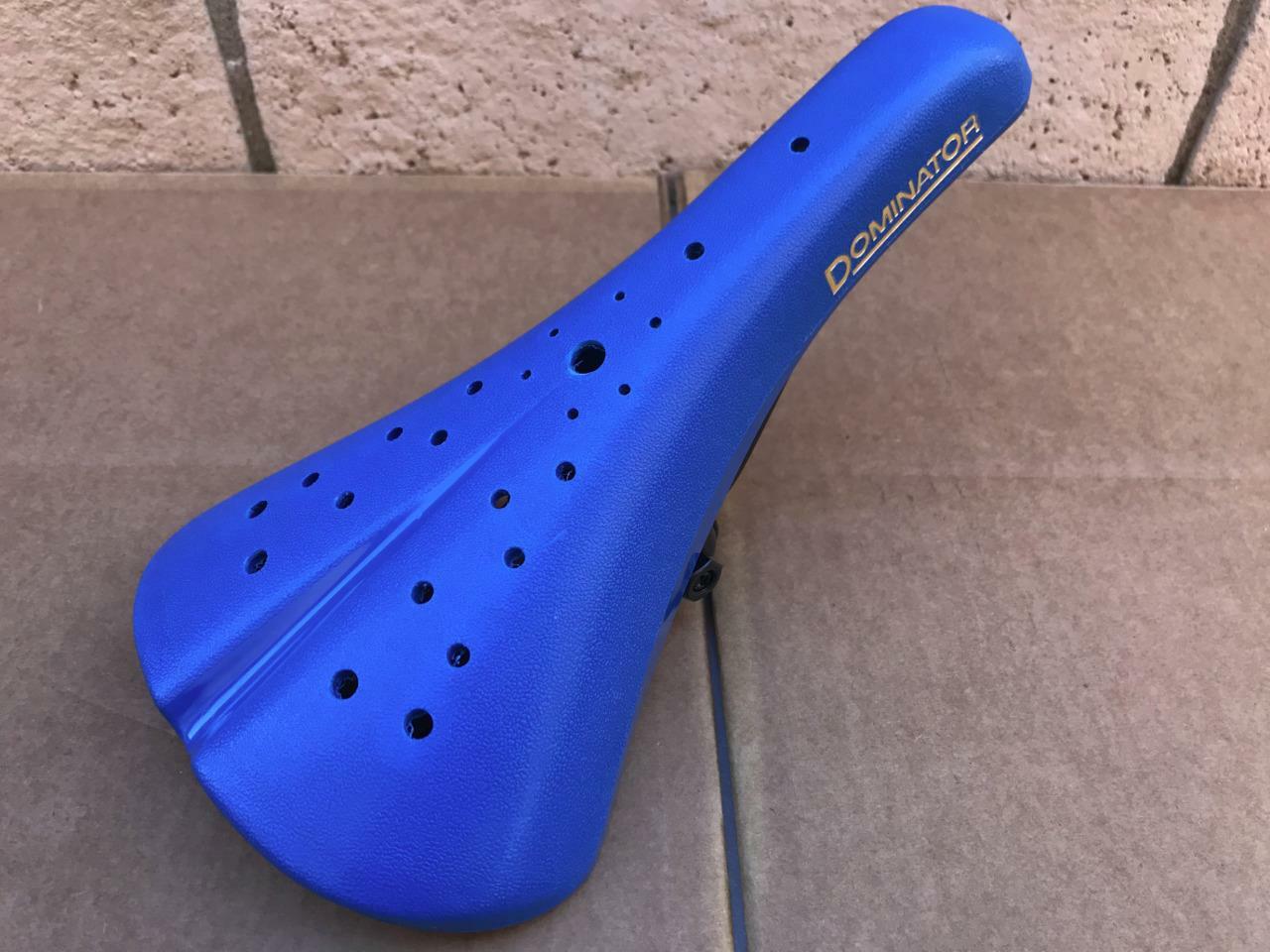 New «Old School Bmx» Hard Shell BLUE Seat with Grips GT DYNO Viscount Dominator
