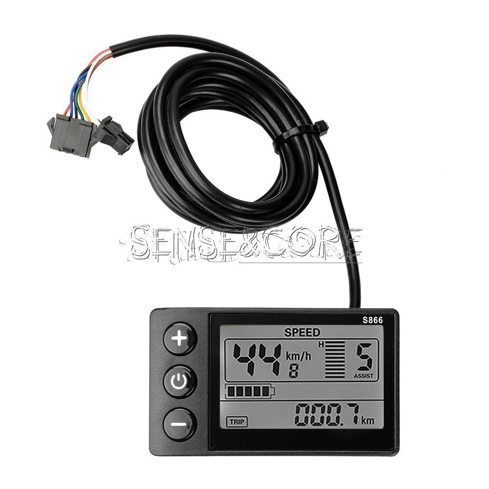 36V48V64V 30A Sine Wave Brushless Motor Controller 750-1500W Driver S866 LCD
