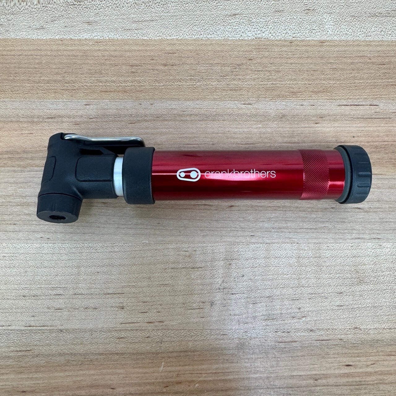 Light Use! Crankbrothers Gem Red Small Bike Frame Pump 153g