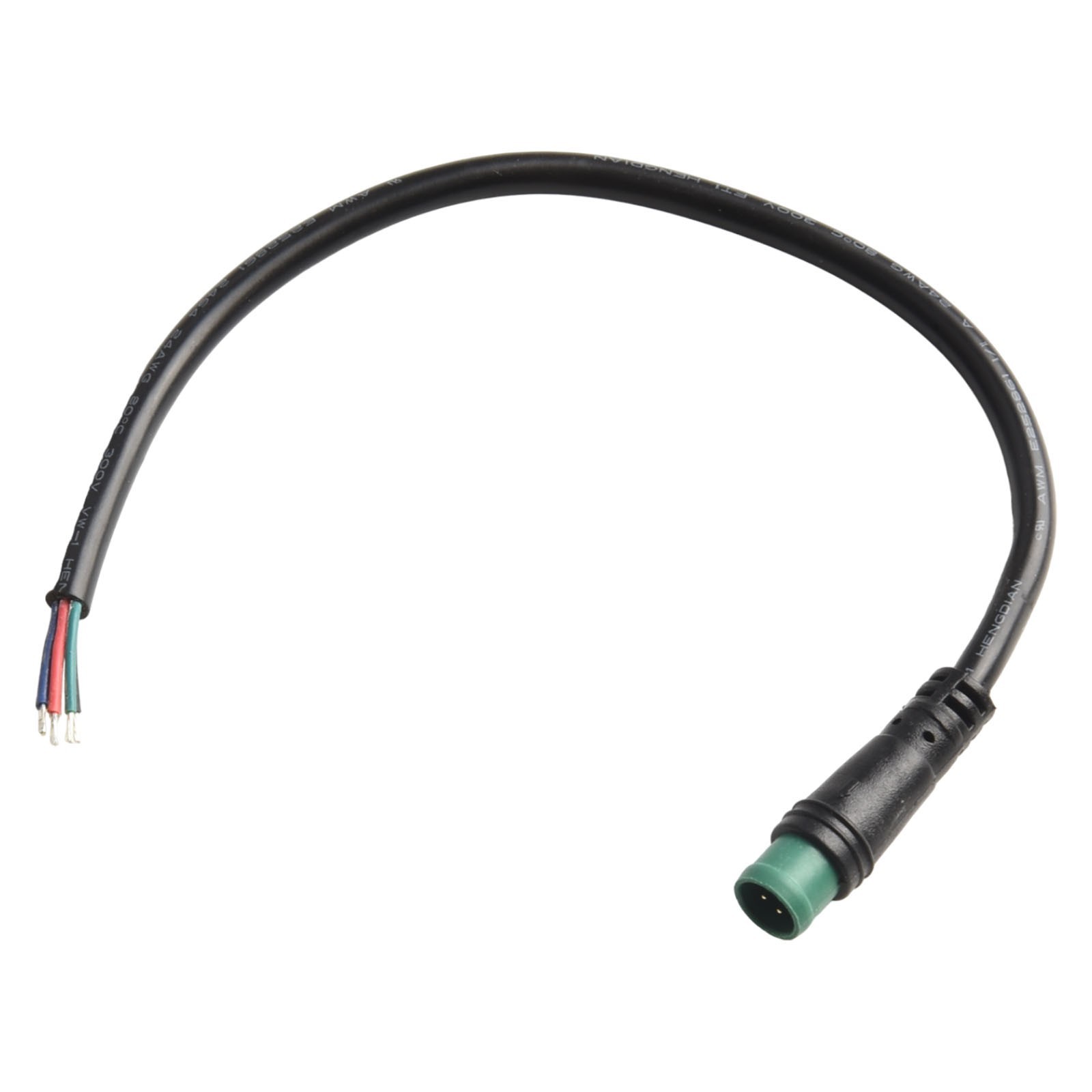 Extension Cord 22cm Black 2/3/4/5/6 Pin Cable Waterproof Connector Signal Line