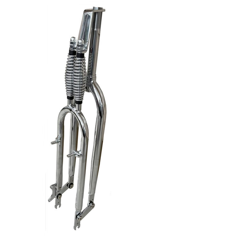 DONSP1986 26″ Springer Fork 1″ Threaded Front Fork Dual Spring Classical Fork
