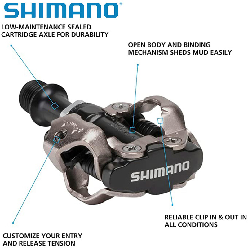 Shimano Deore XT PD-M8100/M8020 SPD MTB XC Bike Clipless Pedals & Cleats W/SH51