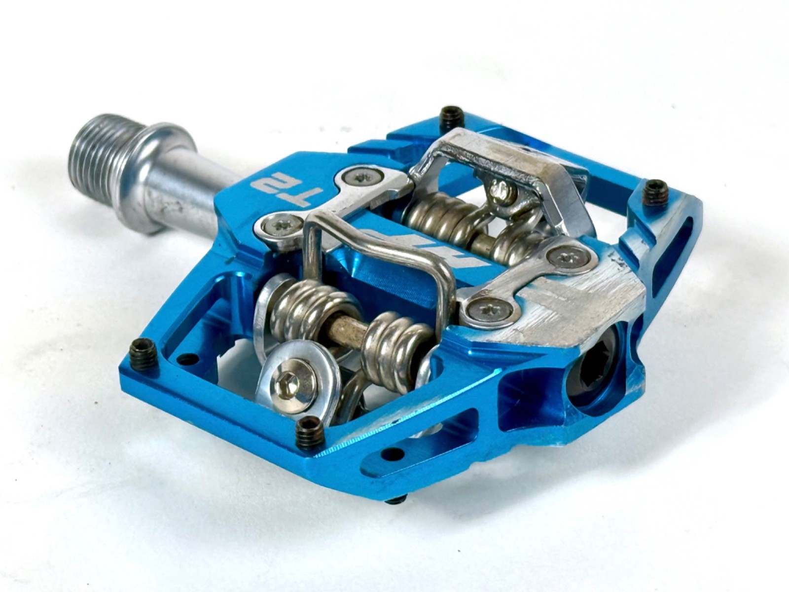 HT Components T2 Enduro Race Mountain Bike CrMo Clipless Pedals + new cleats MTB