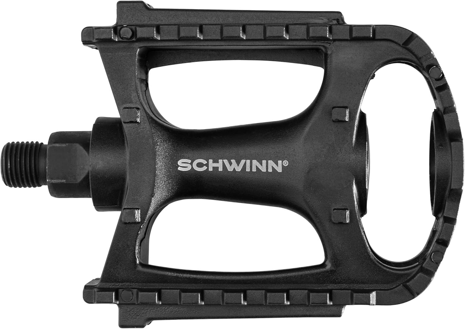 Basic Composite Bike Pedals Set of 2 with Reflectors Lightweight for Most Bik…