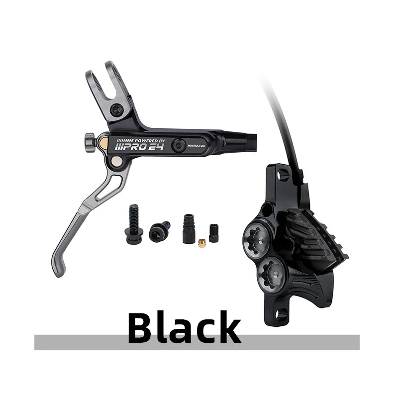 Mtb Bike Hydraulic Brake 800mm/1550mm Front Rear Brake 4 Piston Oil Pressure