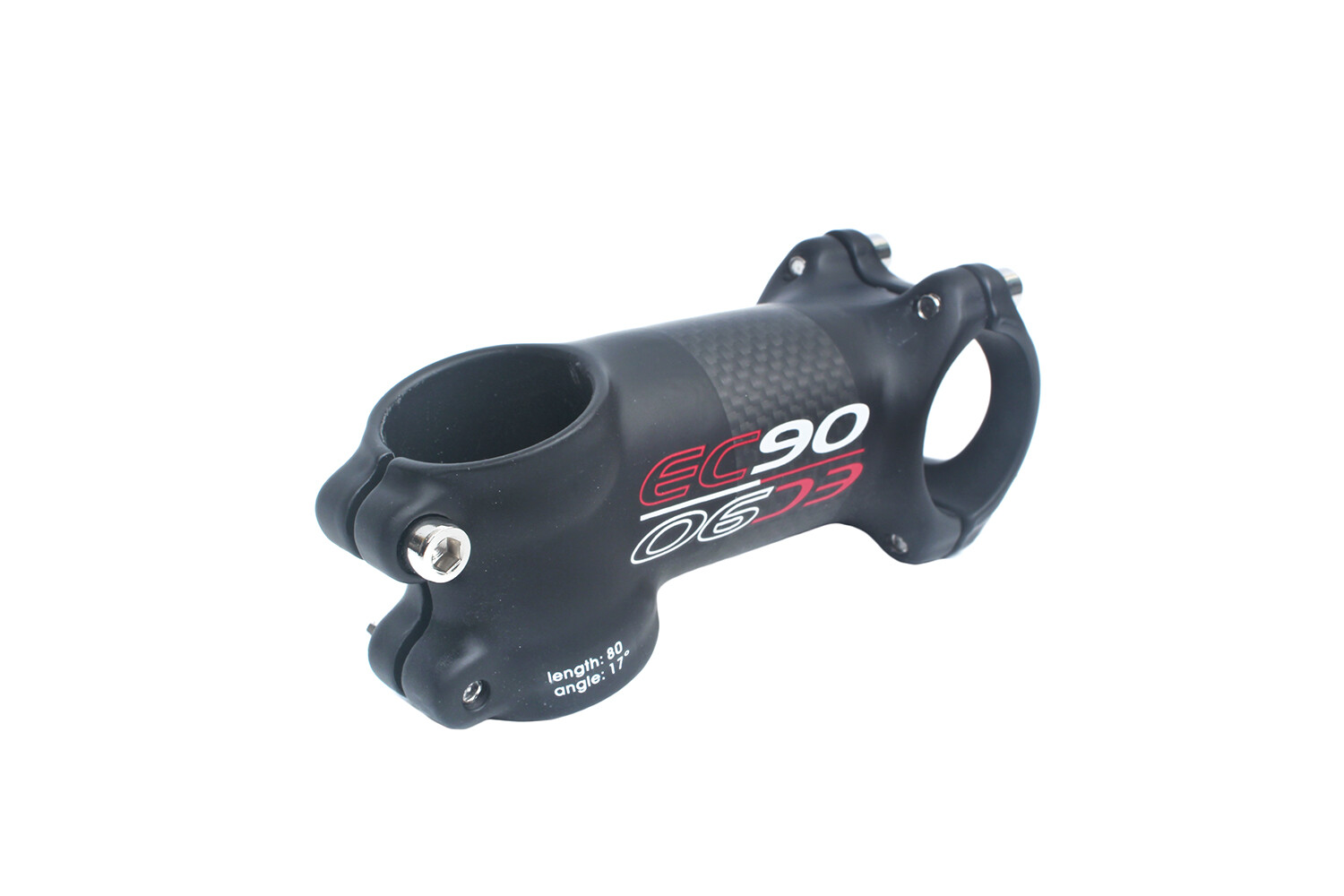 EC90 Road MTB 29er E-Bike Bicycle Carbon-coated Stem 17D 17-Degree 31.8mm 80mm