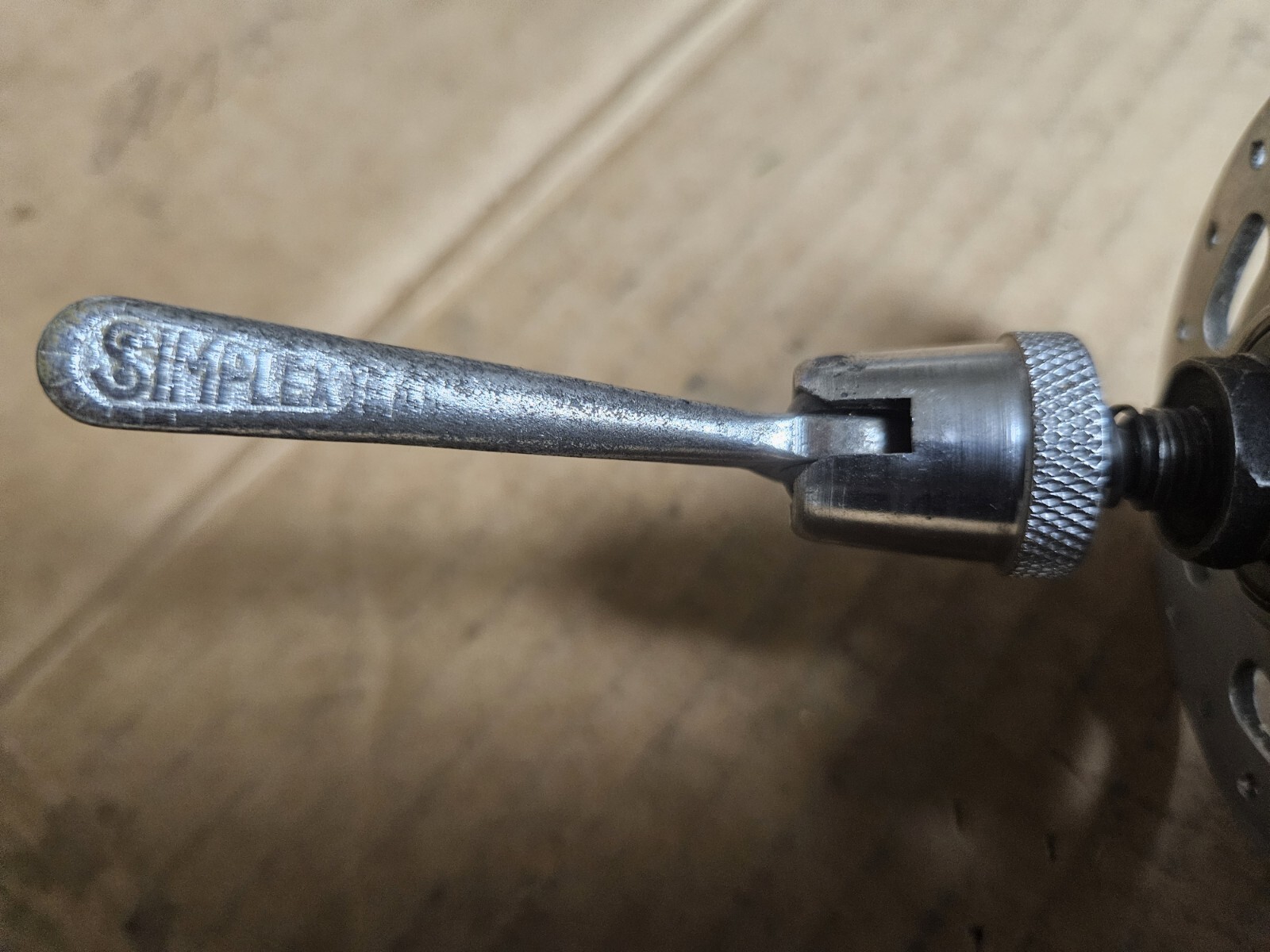 Vintage Normandy Front Hub, high flange, 36 holes, Simplex QR, 100mm spacing