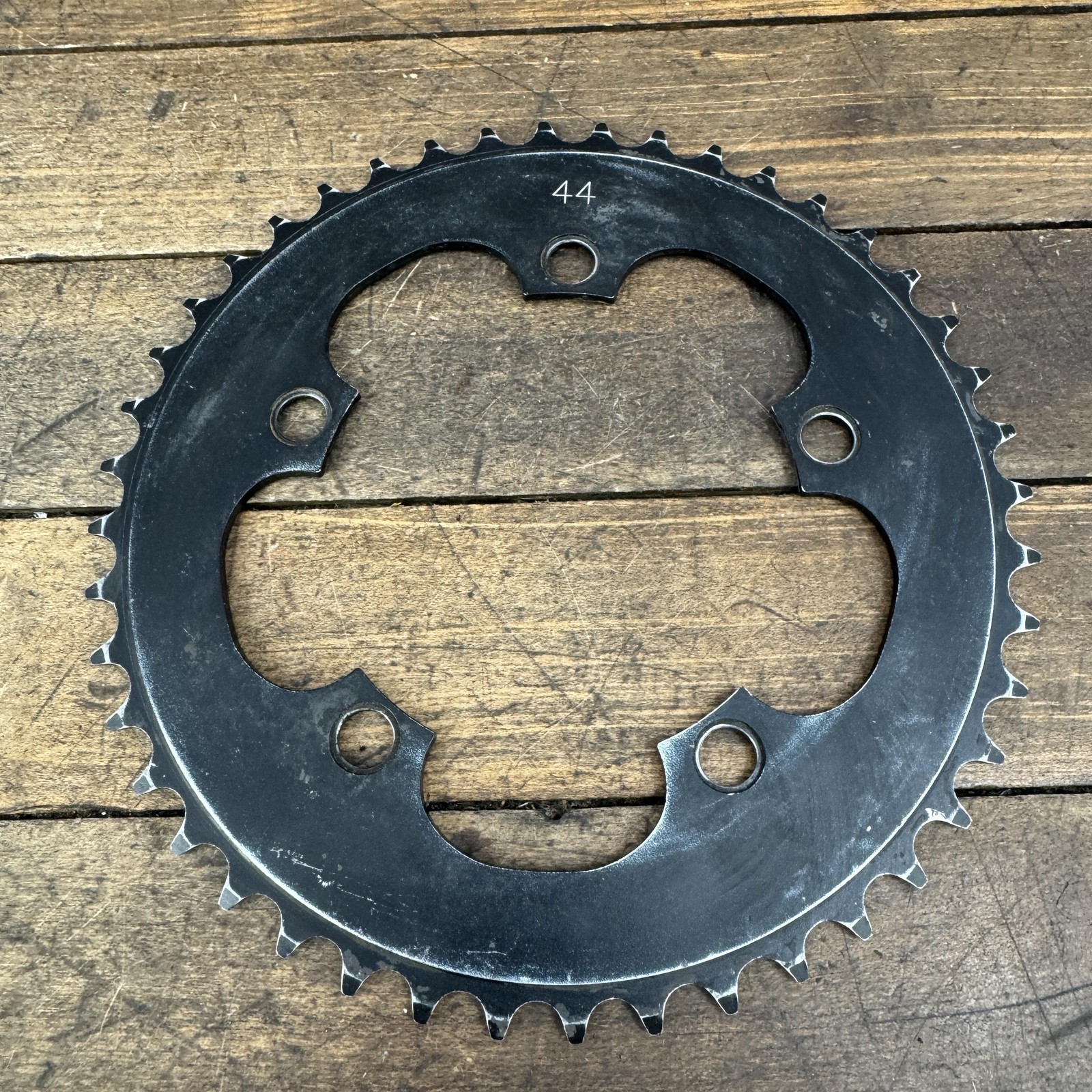 44T Chainring 110 BCD 5-Arm Black AL-7075-T6 Aluminum Road MTB Bike 44 Tooth