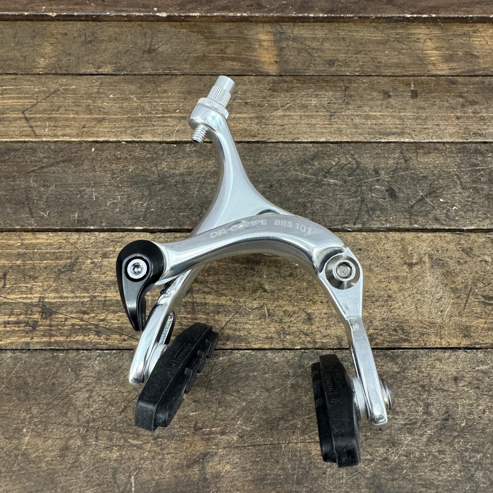 Dia-Compe BRS101 Caliper Brake Rear Silver Road Racing Bike Side Pull Pads
