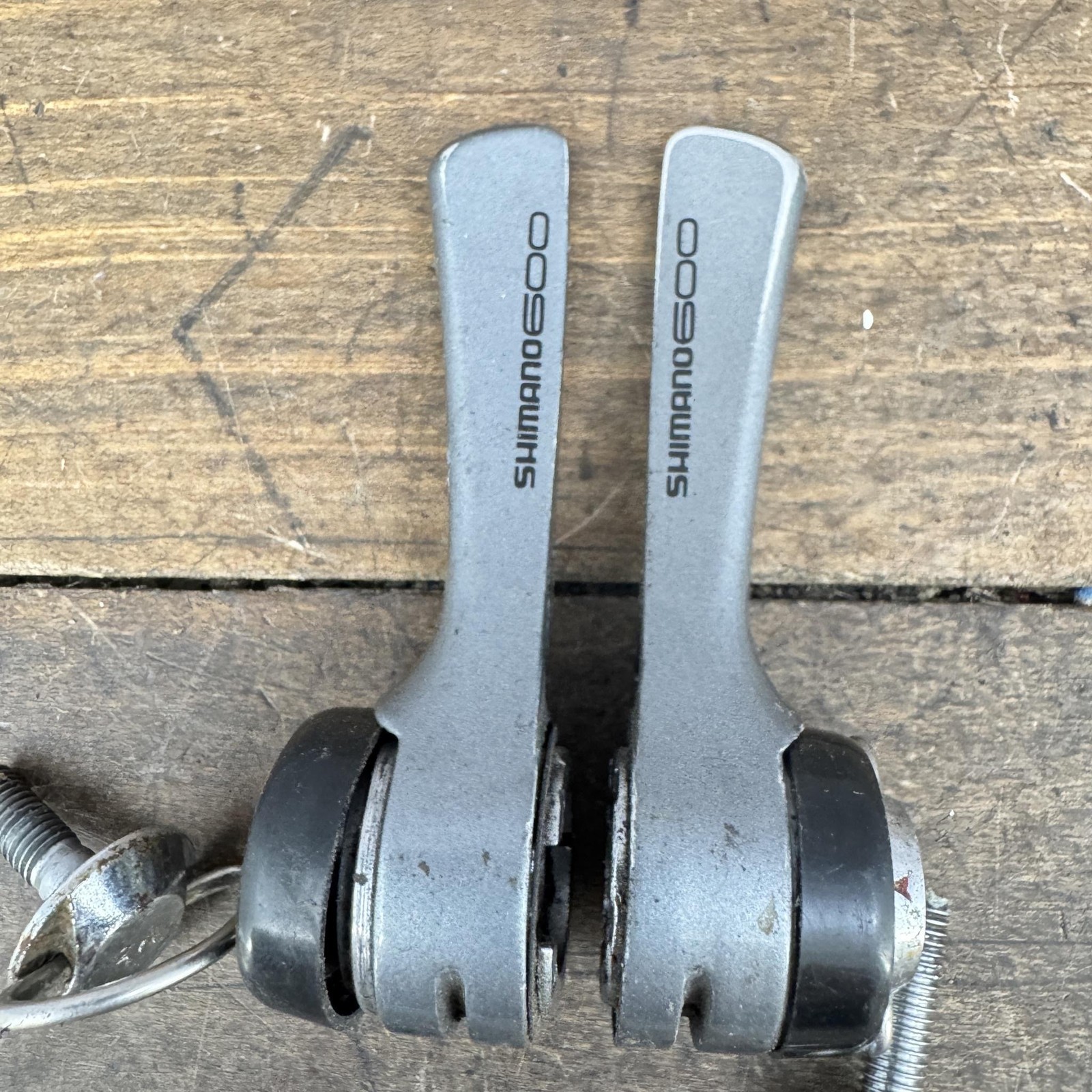 Vintage Shimano 600 Shift Levers 7s Down Tube SL-6400 Light Action Road PARTS