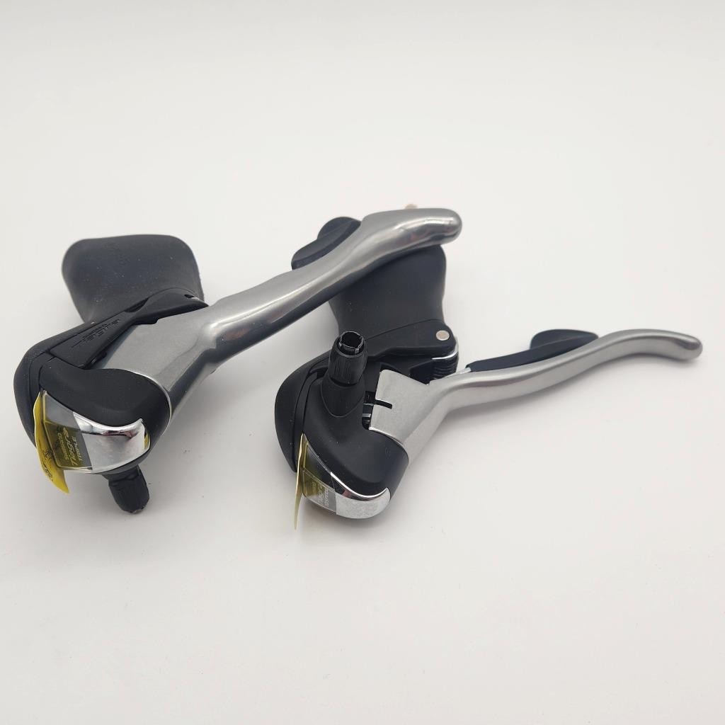 Shimano Tiagra ST-4603 3×10-Speed Road Bike Shift Lever Set Black / Silver OPEN