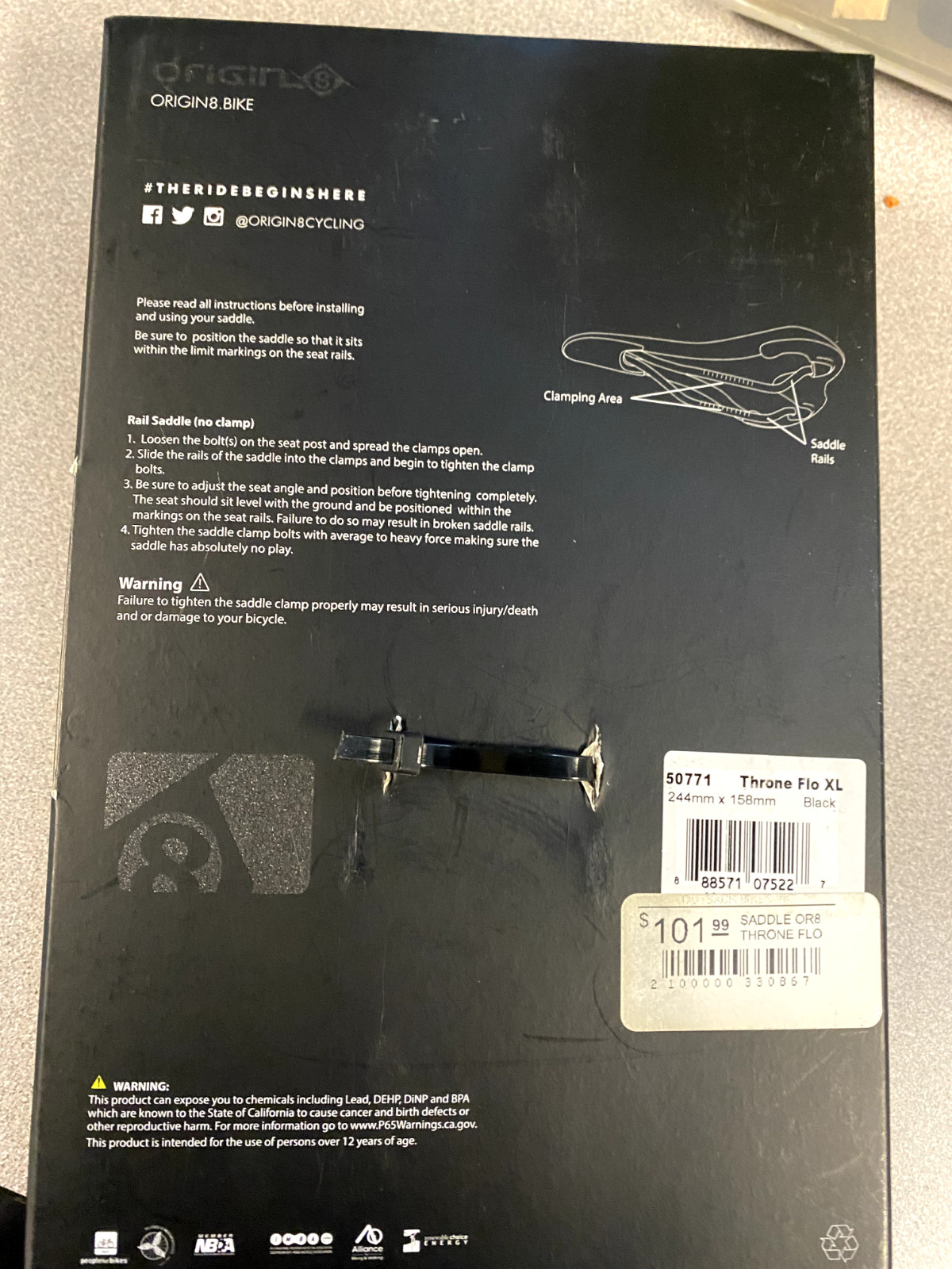 Throne Flo XL Origin 8 158mm