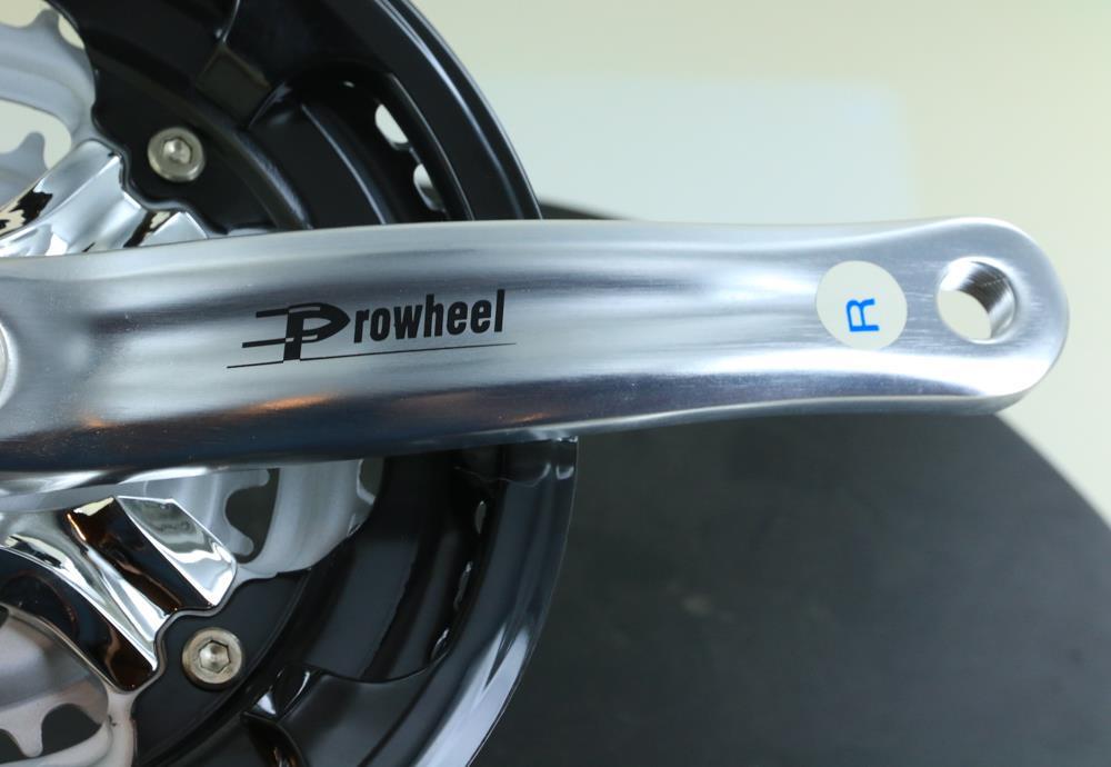ProWheel 48/38/28T 7/8 Spd Alloy Square Taper JIS Hybrid Bike Crankset 170mm NEW
