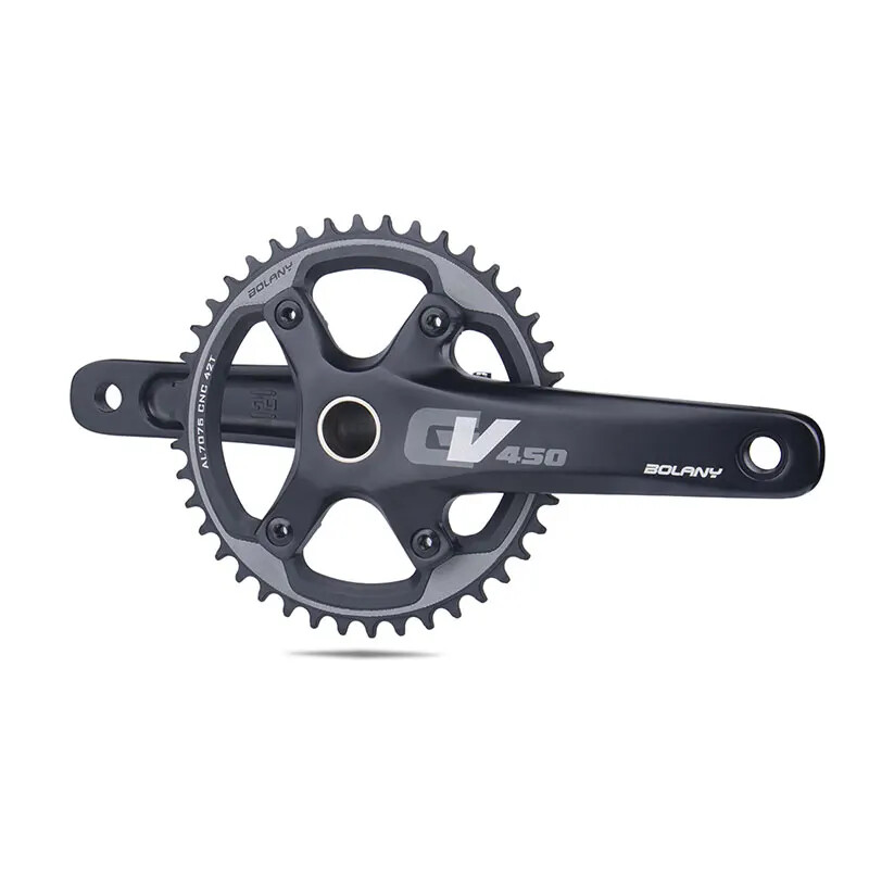 170mm Cross-country Road Gravel Bike Crank Arm 96BCD 42T Single Chainring 10/11S