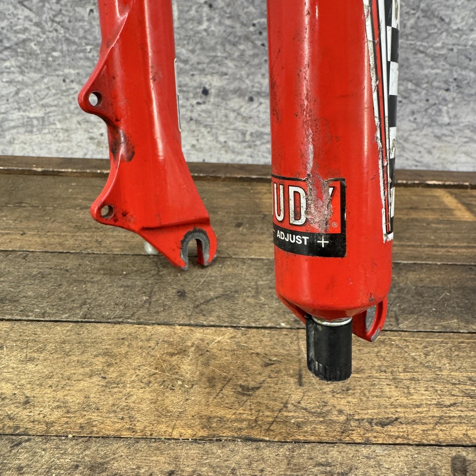 Vintage RockShox Judy Race Suspension Fork 26 1 1/8 Threadless V-Brake Disc Flag