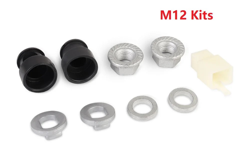 E-bike Hub Motor Axle M12/M14 Lock Nut /Lock Washer/Spacer/Nut-Cover Parts Kit