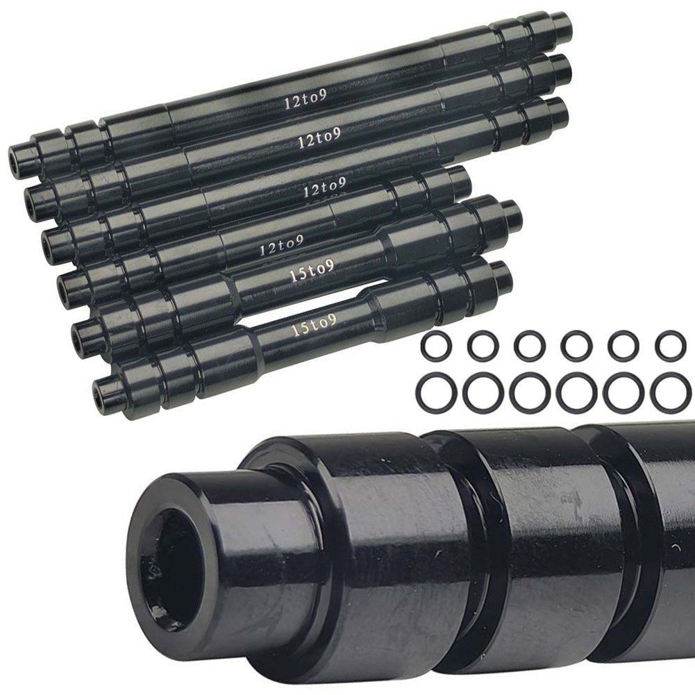 Bicycle Thru Axle 12/15mm To 9mm QR Adapter 100/110/135/142/148 MTB Road Bike