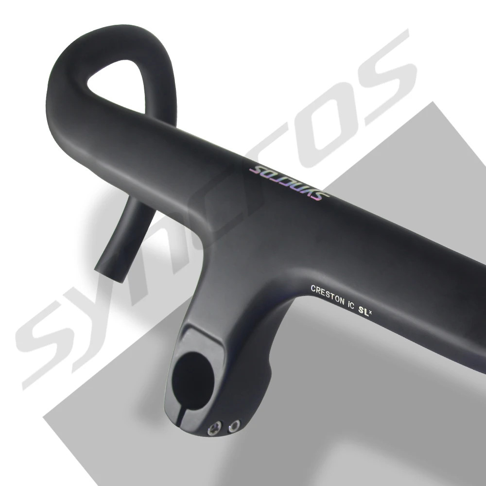 Syncros Road Bike Carbon Internal Cable Integrated Handlebar with Spacers