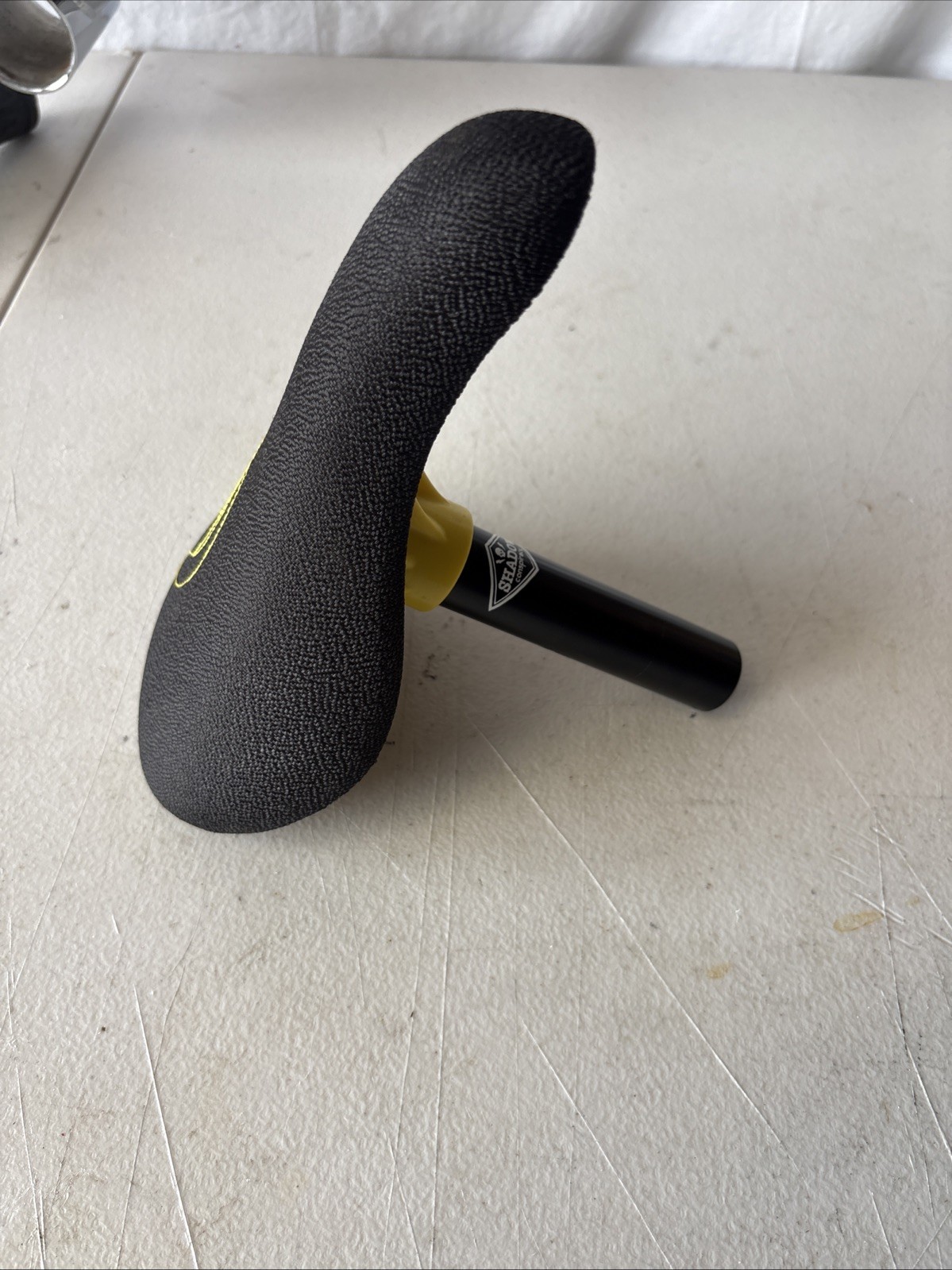 Shadow Conspiracy Bmx Seat Integrated Post Yellow Discontinued 25.4 New Takeoff