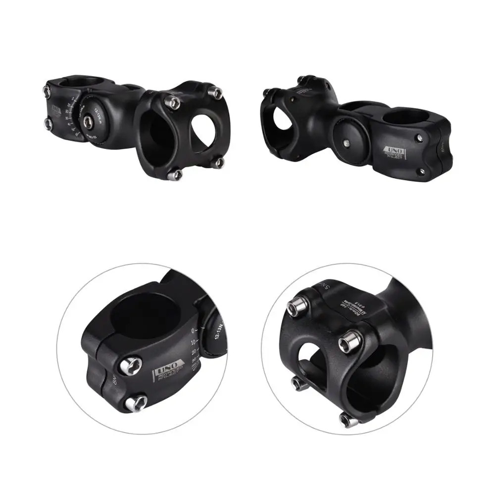 Riser 0-60 Degree Adjustable Bicycle Handlebar Stem Riser 25.4mm/31.8mm