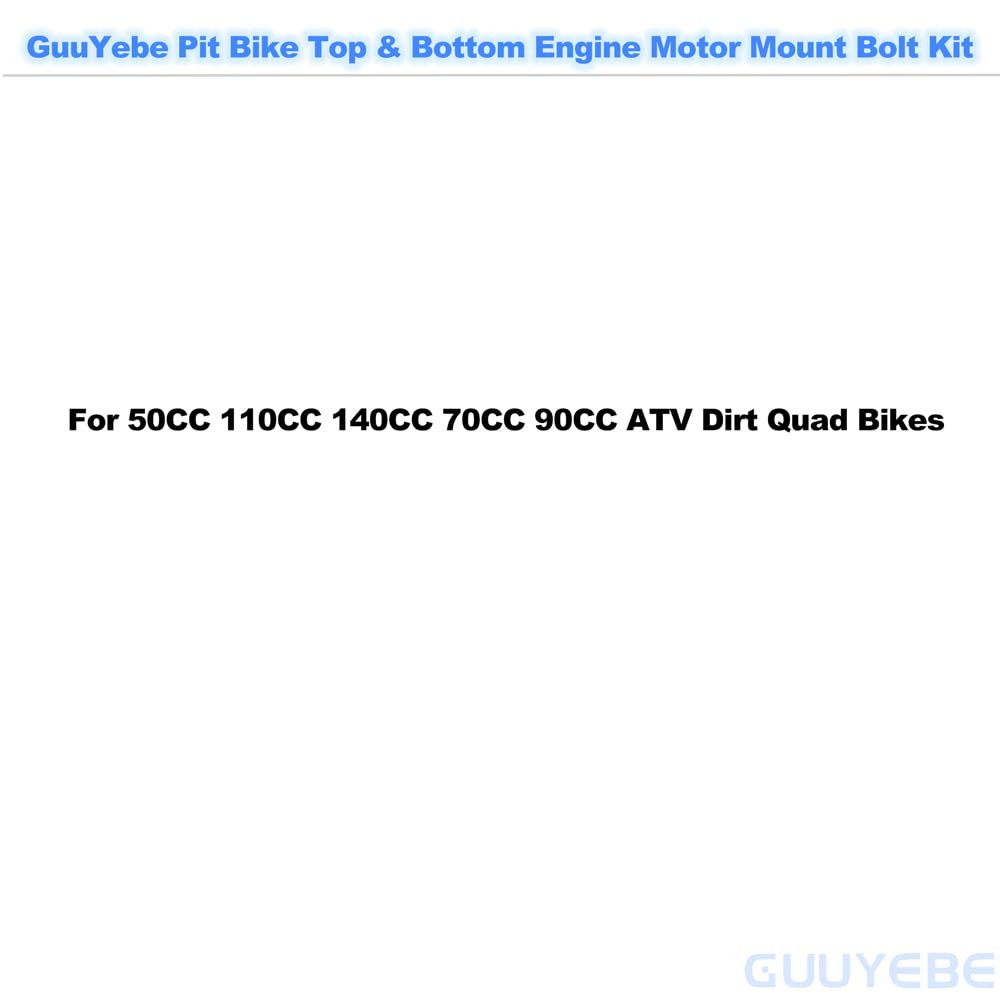 2 PCS M8 Pit Bike Top and Bottom Engine Motor Mount Bolt Kit | for 50CC 110CC 14