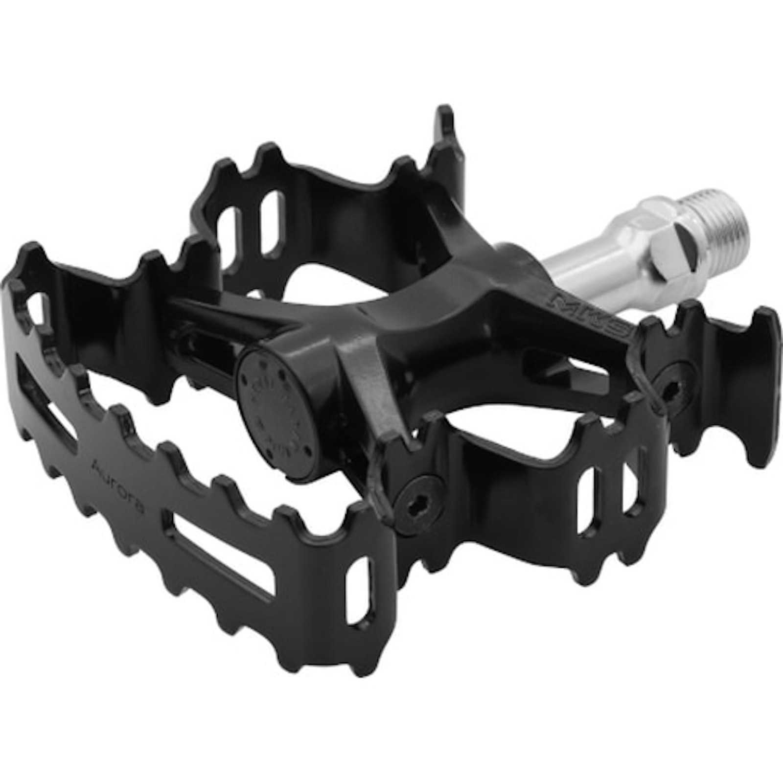 Aurora Black Pedal Left And Right Set Professional Bicycle Part Replacement