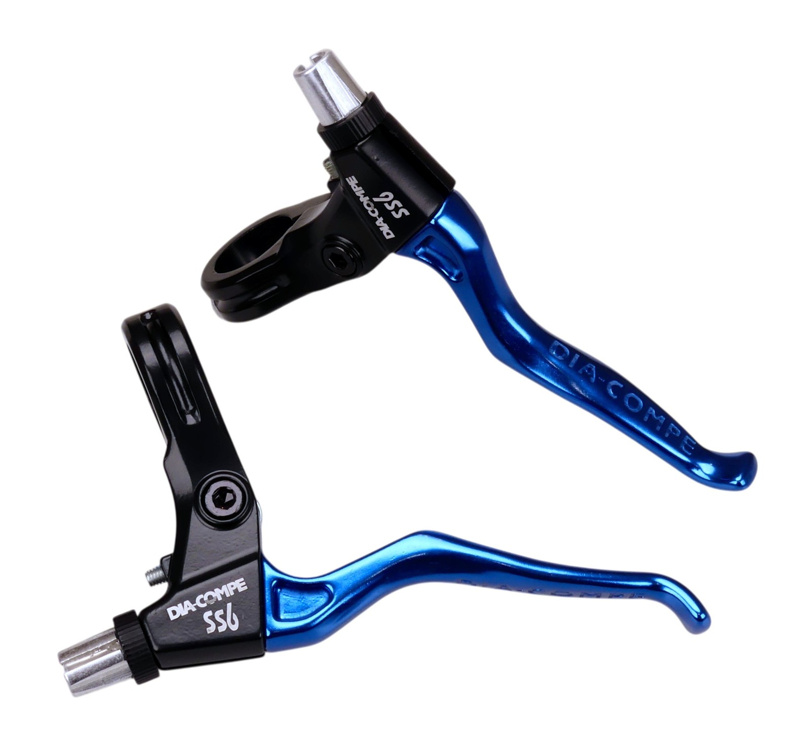Dia-Compe SS6 Old School MTB Mountain Bicycle Brake Levers Lever Set – DARK BLUE