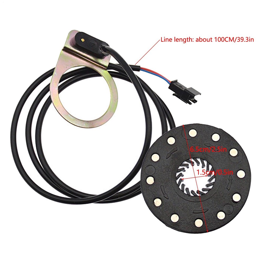 Speed Sensor Electric Bicycle Pedal PAS 5/8/12 Magnets E-bike System Assist NEW