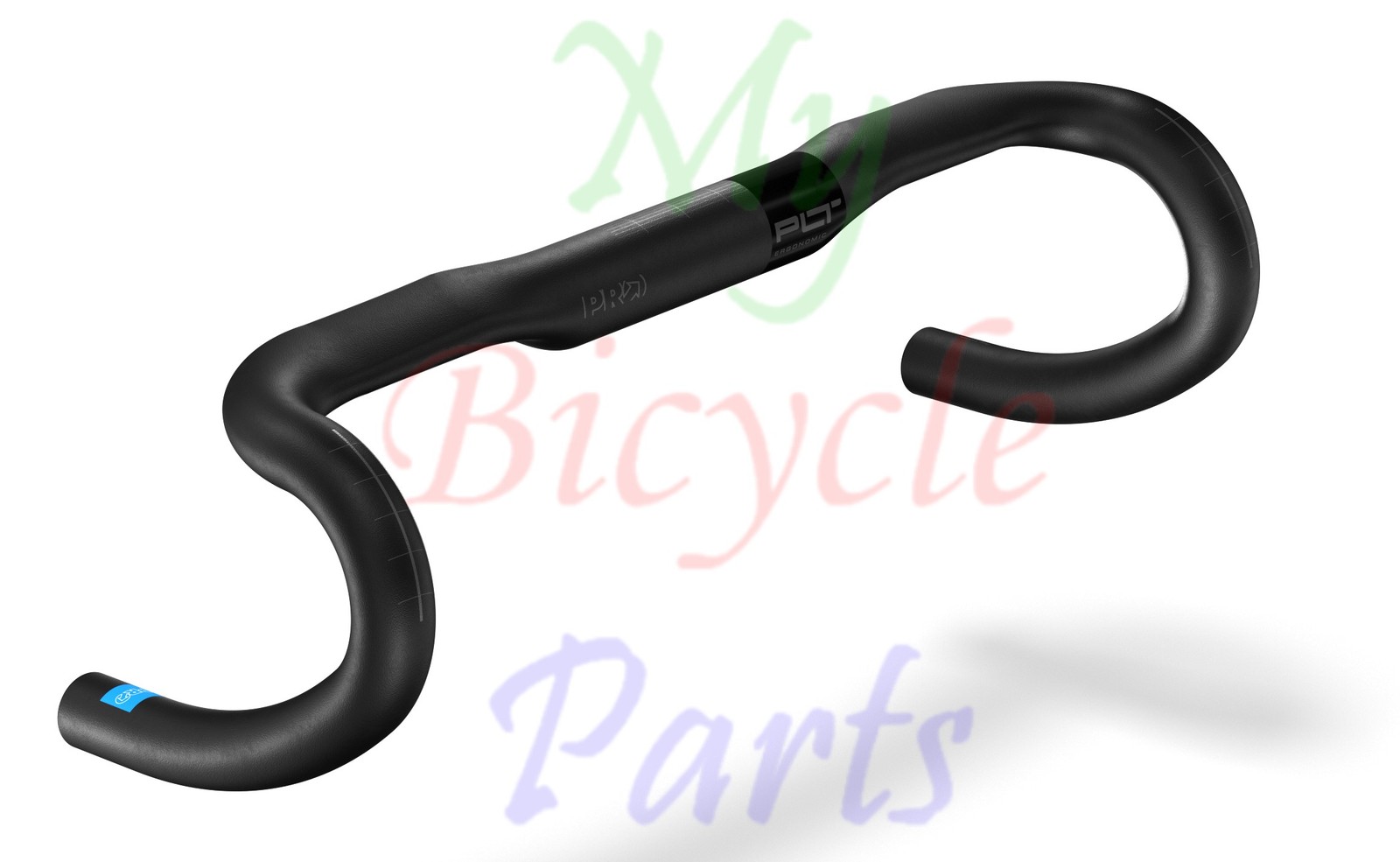 New Ver. Shimano PRO PLT ERGO Road Bike Handlebar/Drop Bar, Black, 31.8mm x 36cm