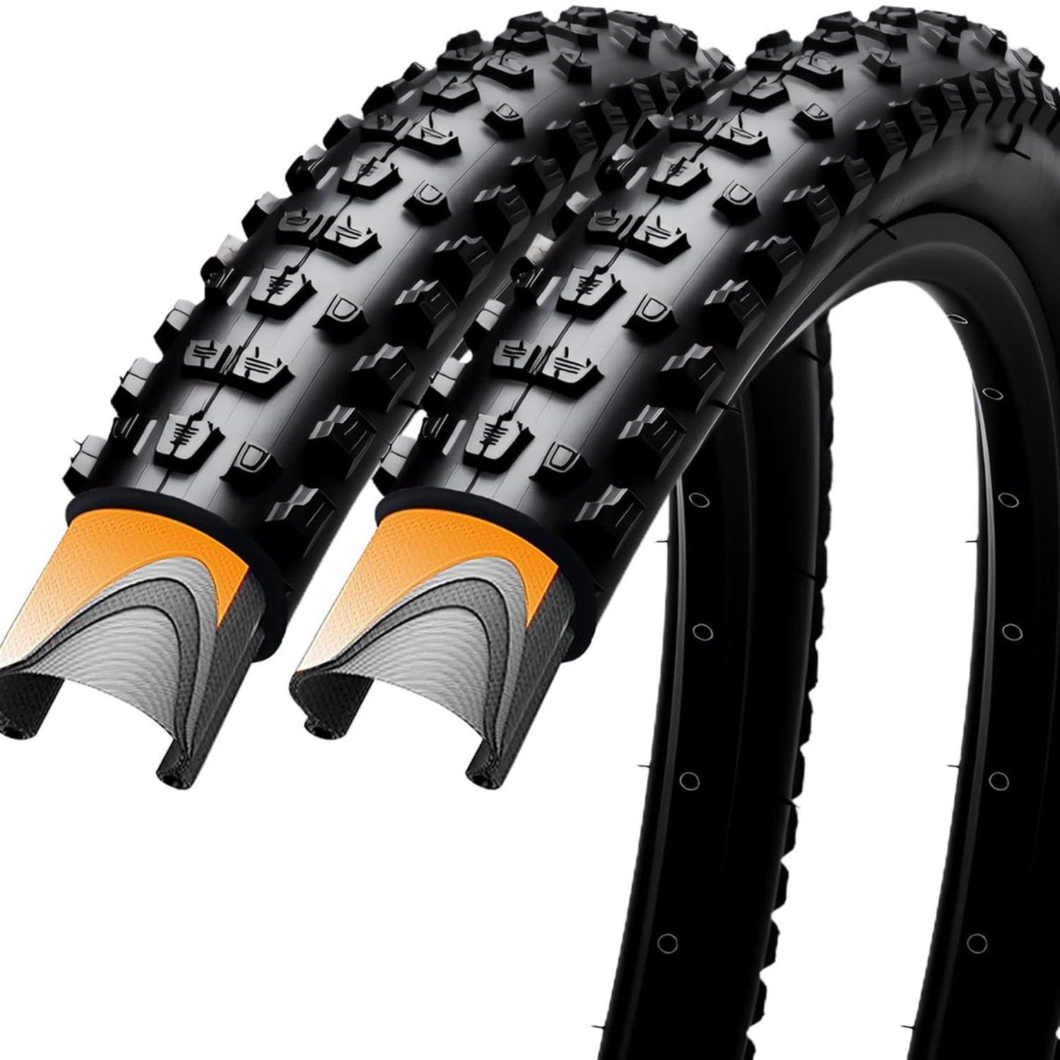 26/27.5/29×2.25 inch Bike Tires Pair Mountain Bike Tires Foldable Bicycle Tir…