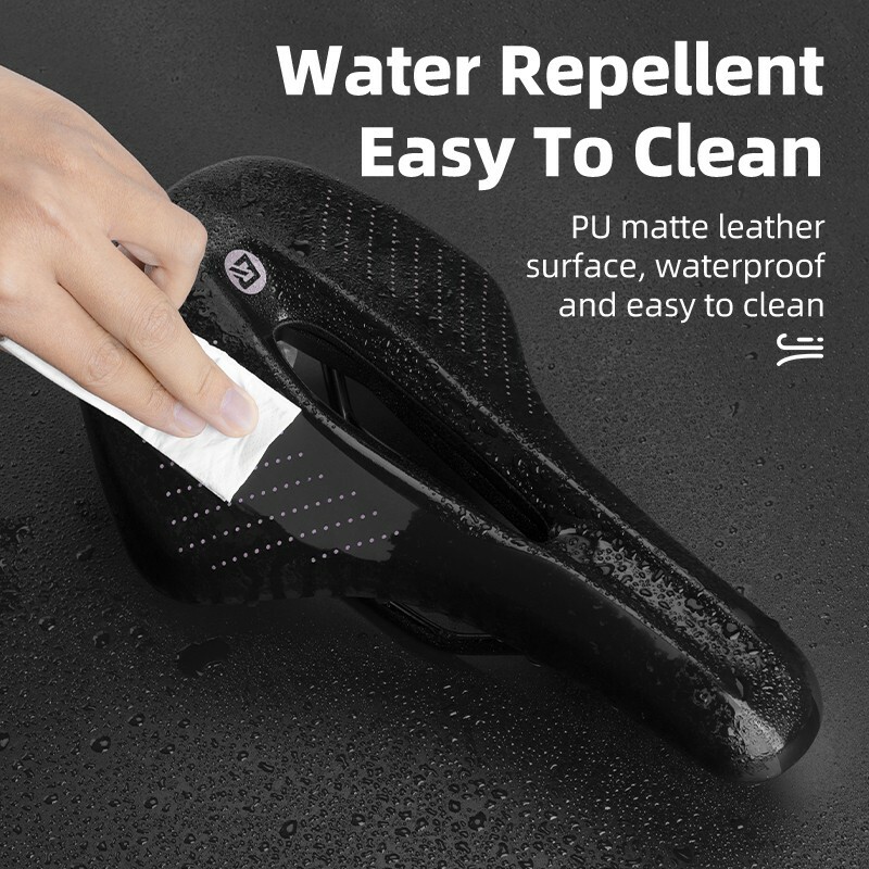 ROCKBROS Bike Saddle Racing Soft Shock Absorption Breathable Bicycle Seat Saddle