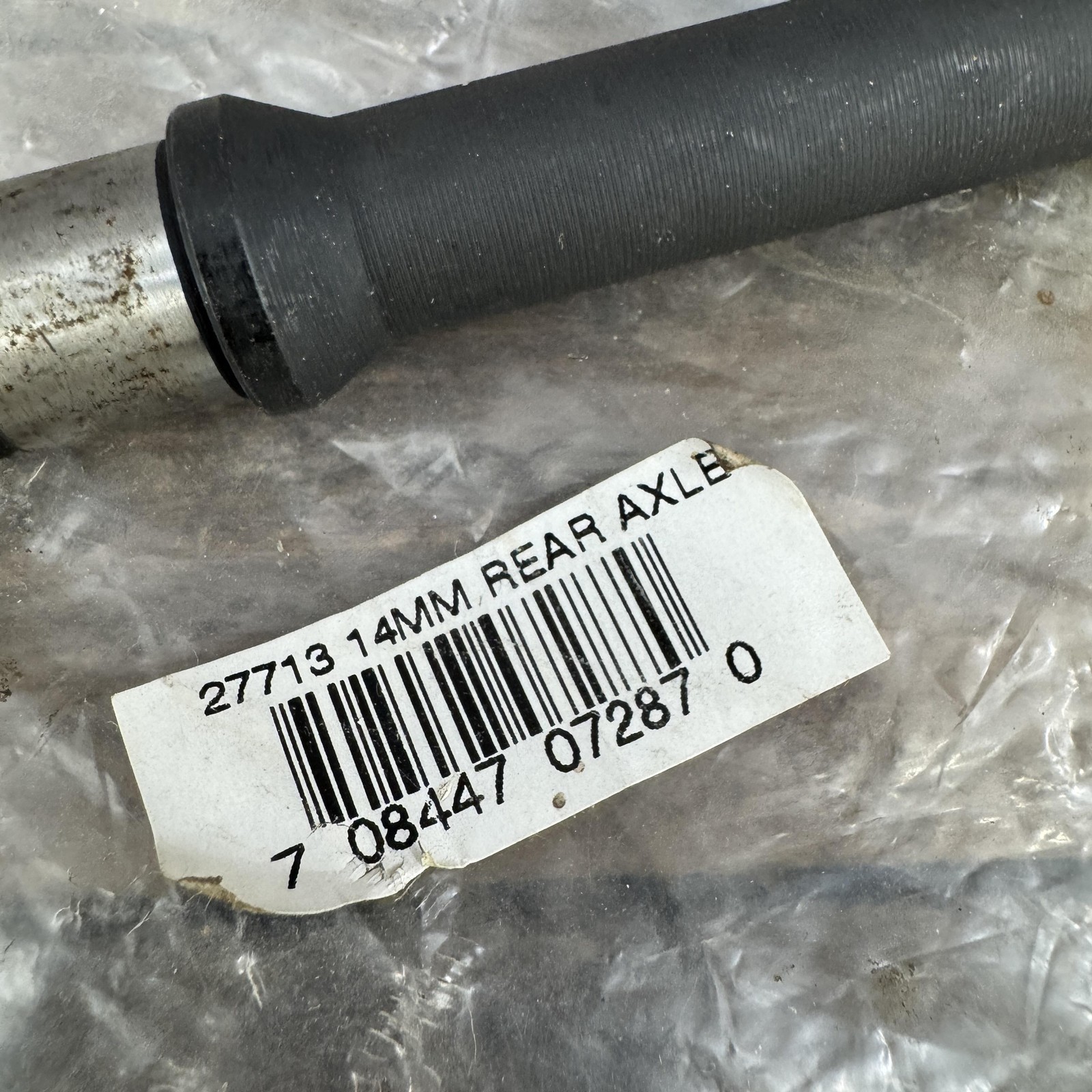 14mm BMX Rear Hub Axle Sealed Bearing NOS Vintage Nutted Bike Wheel